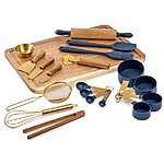 20-Pc Thyme & Table Wood Board & Silicone Baking Set $20 + Free Store Pickup