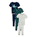 6-Piece Wonder Nation Baby/Toddler Boys' Snug-Fit Cotton Pajama Set $10 &amp; More