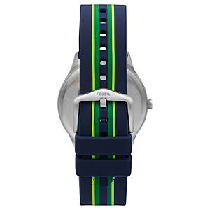 Fossil Forrester Men s 42mm Quartz Watch w Rubber Strap 2.5 SD