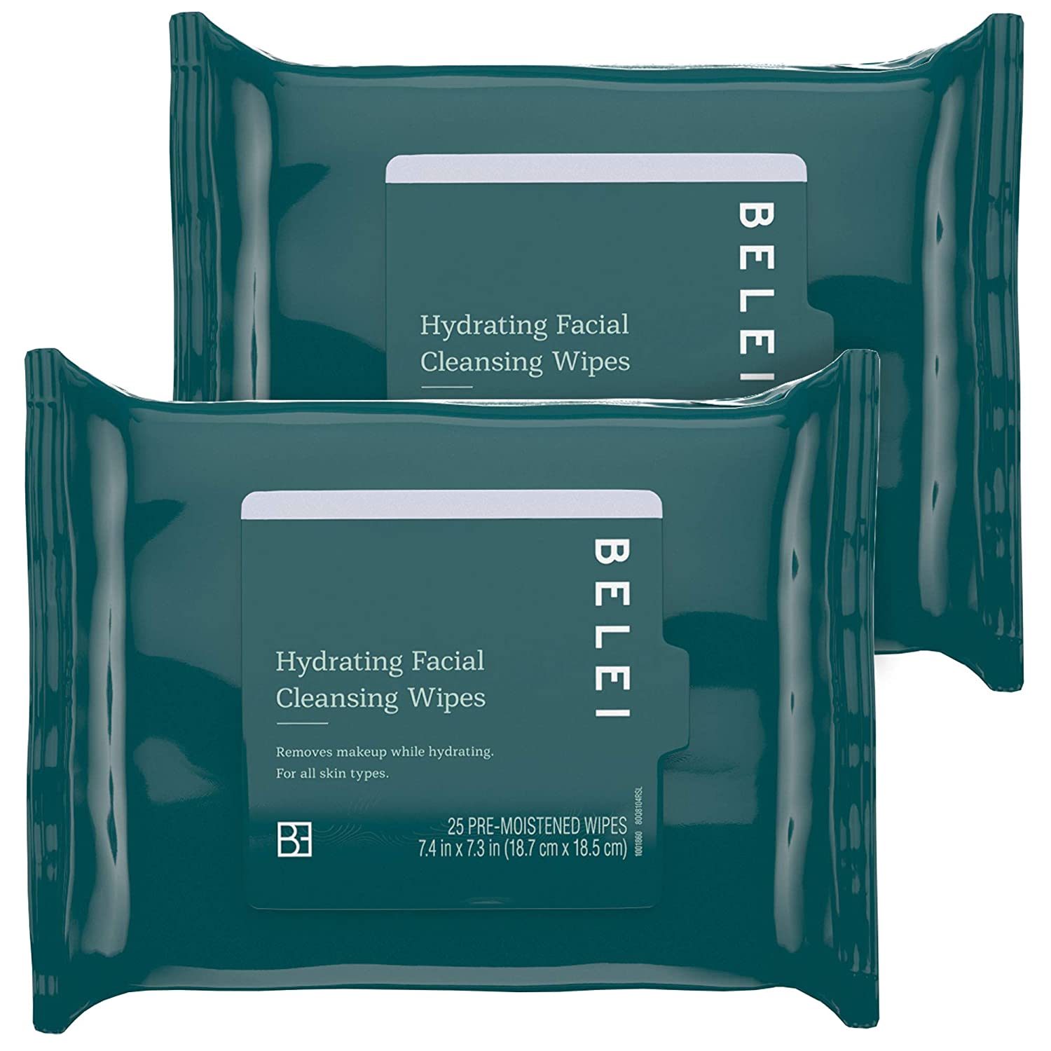 2-pack 25-Count Belei Hydrating facial Cleansing Wipes $6.30 w/ Subscribe & Save + Free Shipping w/ Prime or $25+