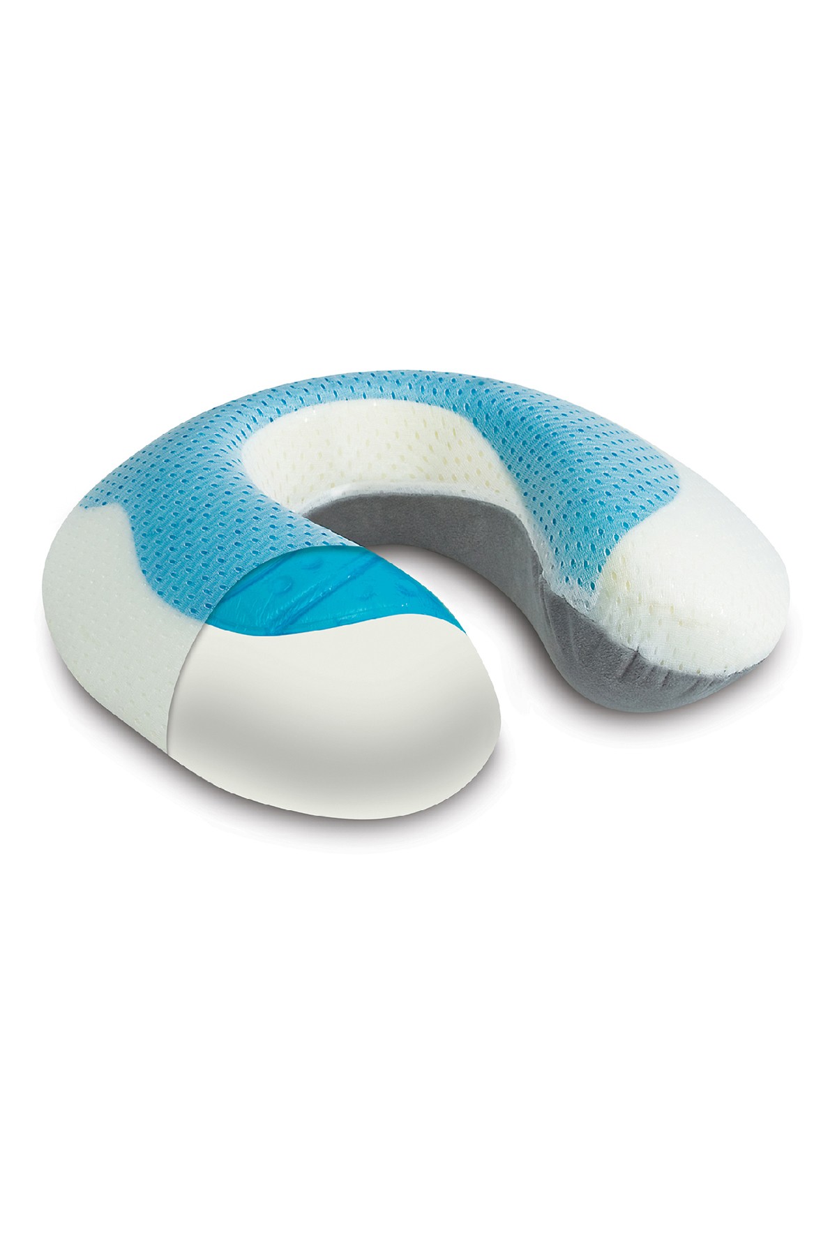 s shaped memory foam pillow