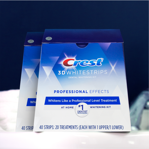2-Pack of 20-Treatment Crest 3D Whitestrips Professional Effect Teeth Whitening Kit $45 (22.50 each) + Free Shipping