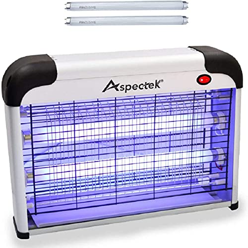 ASPECTEK Powerful 20W Electronic Indoor Insect Killer, Bug Zapper, Fly Zapper, Mosquito Killer-Indoor Use Including Free 2 Pack Replacement Bulbs $33.99