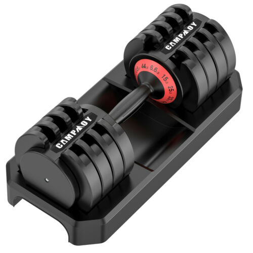 Adjustable Dumbbell 6.5-44 lbs Home Fitness Dumbbell with Anti-Slip Handle$119.99+FS