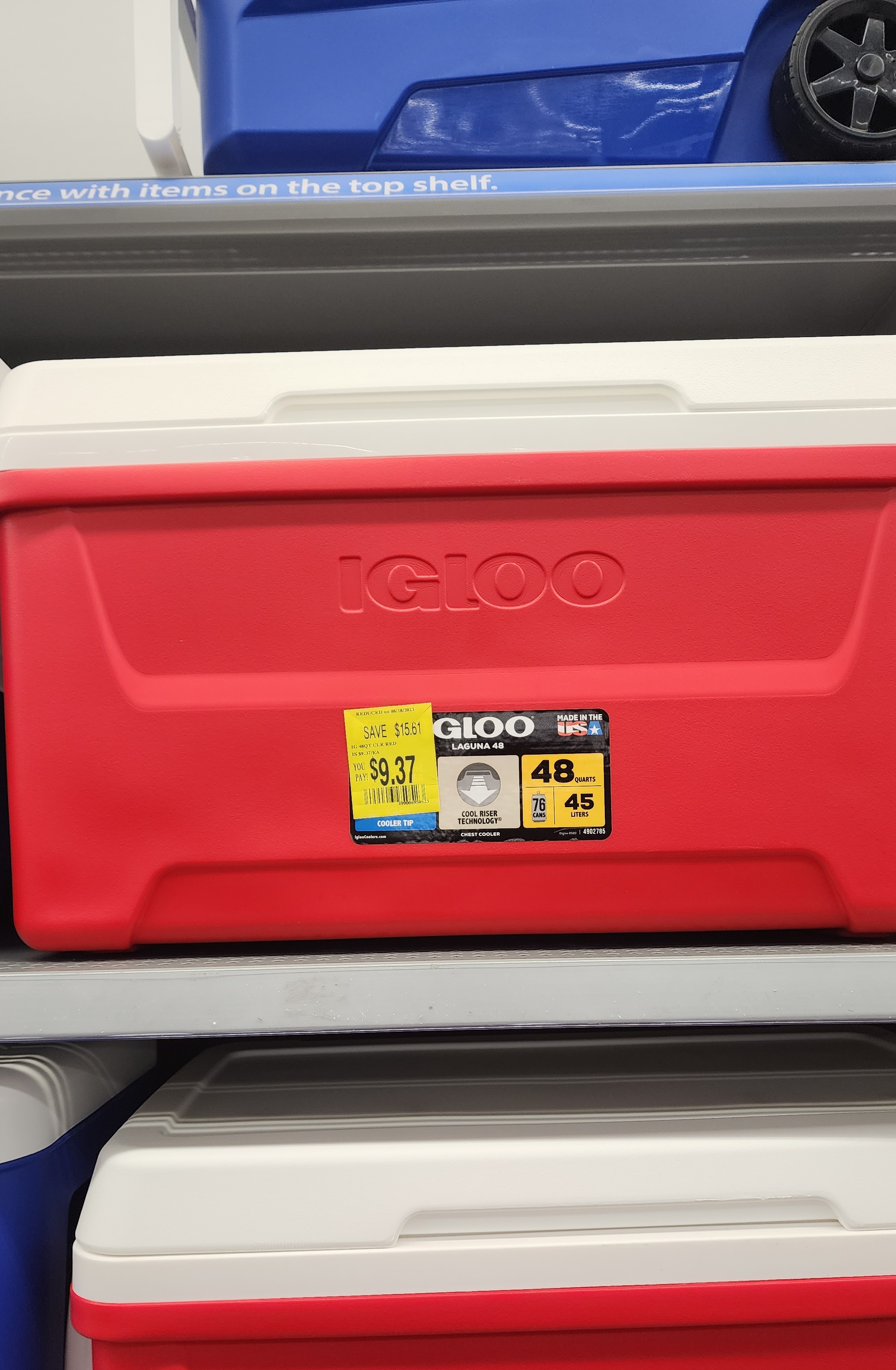 *updated* YMMV B&M Walmart clearance priced coolers and grill cart