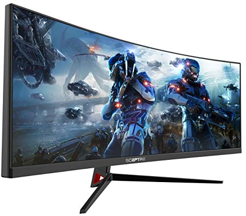 Sceptre 30-inch Curved 200Hz Gaming Monitor 21:9 2560x1080p Ultrawide Ultra Slim HDMI DisplayPort AMD FreeSync FPS-RTS Build-in Speakers, Metal Black (C305B-200UN) 2019 $254.8