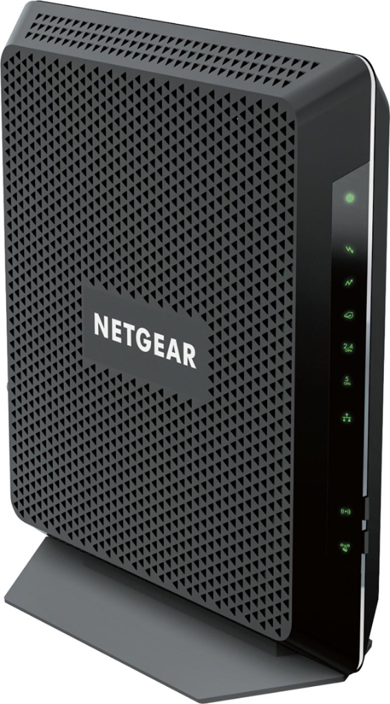 Best Buy - NETGEAR Nighthawk Dual-Band AC1900 Router with 24 x 8 DOCSIS 3.0 Cable Modem Black C7000-100NAS - $149.99