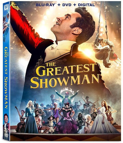 The Greatest Showman (Blu-ray + DVD + Digital) $7.59