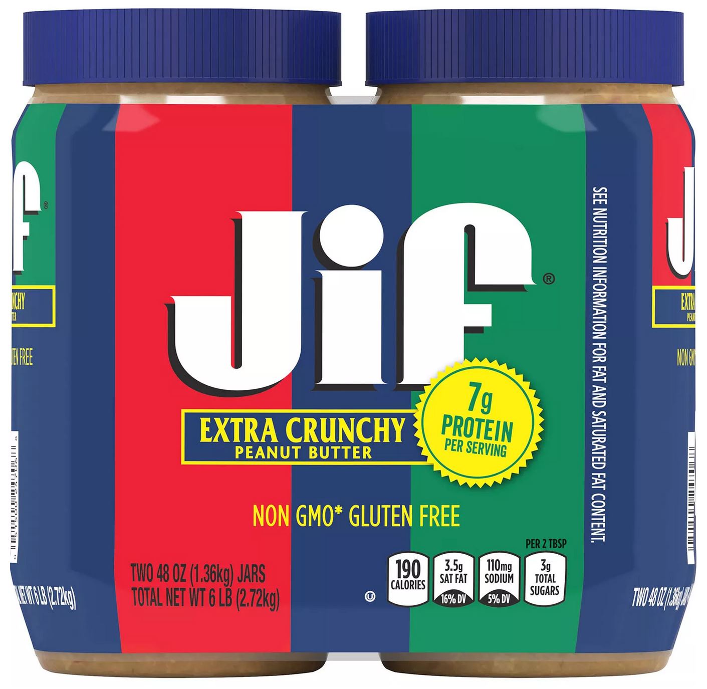 Jif Extra Crunchy Peanut Butter (48 oz., 2 pk.) 7.07 at Sam's Club