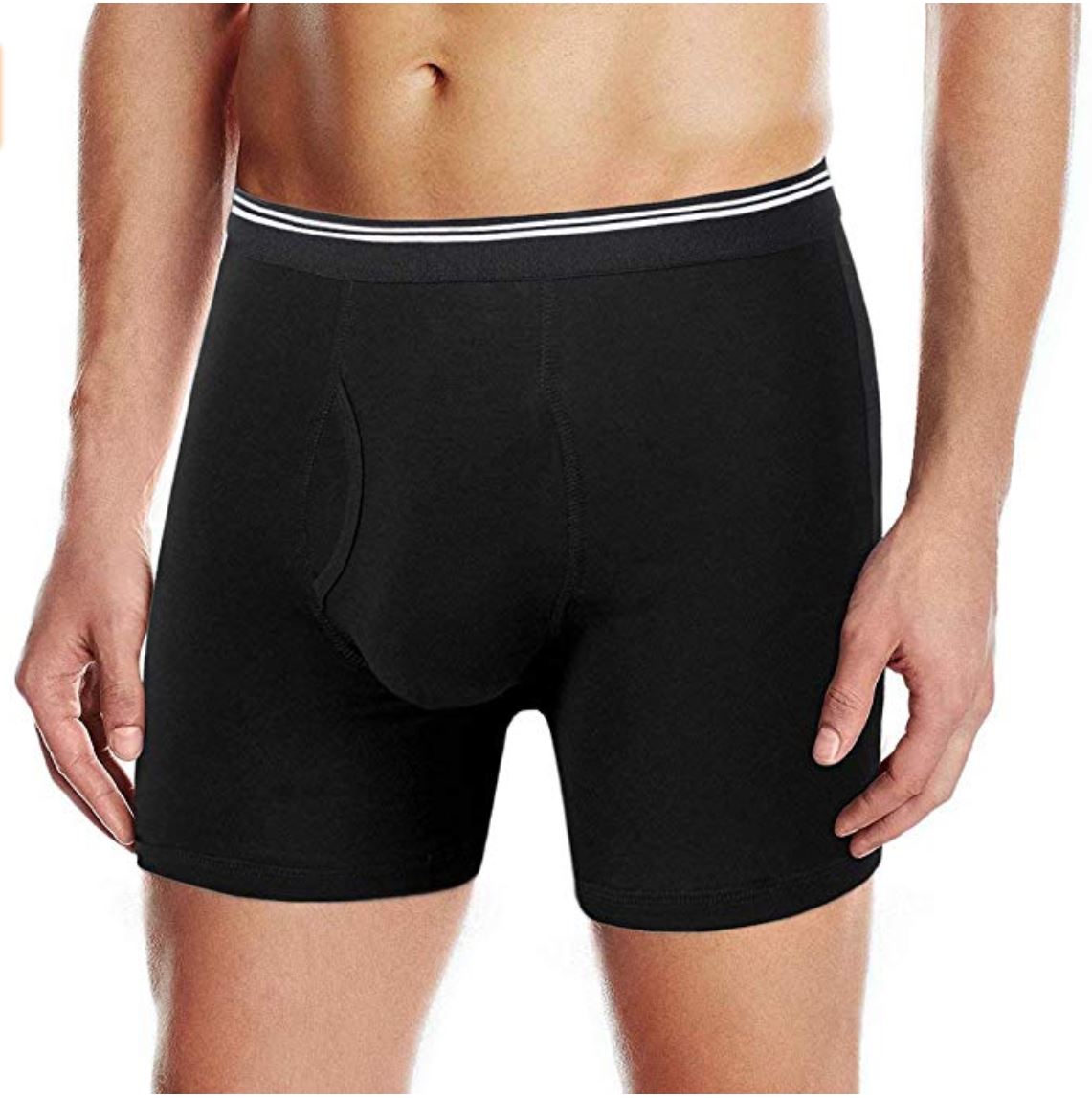 BESTENA 4 Pack Men's Cotton Boxer Briefs $9.99
