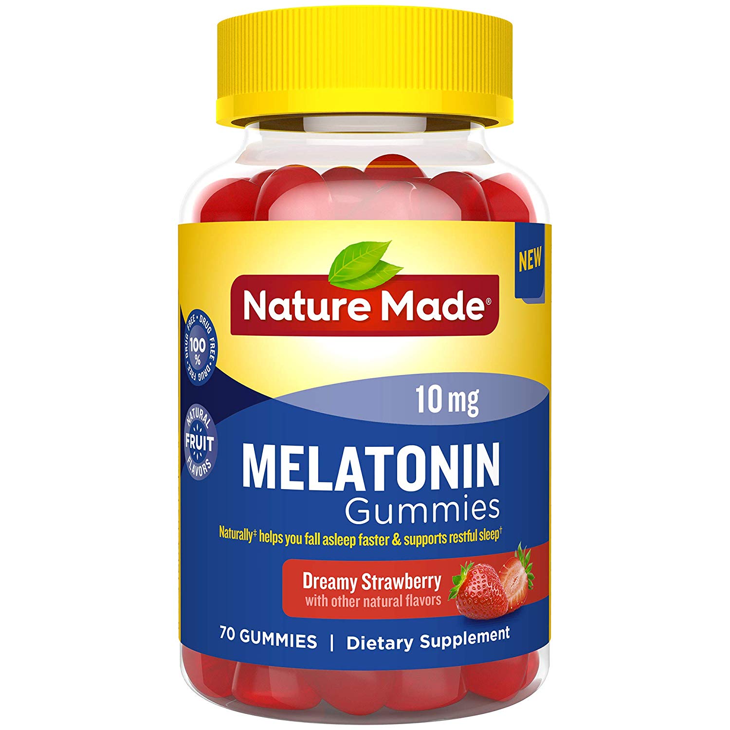 39% OFF Nature Made Melatonin 10 mg Gummies, 70 Count for Supporting Restful Sleep $9.72