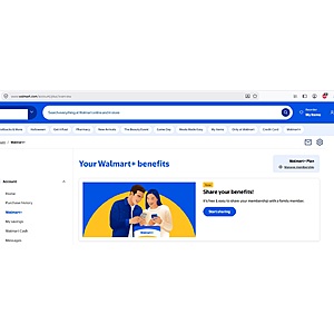 Walmart+ launches Benefit sharing to 1 additional member FREE