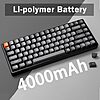 Keychron K2 Max Red 75% Layout QMK Custom Mechanical Keyboard