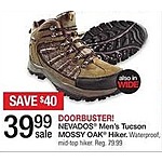 Nevados Men's Tucson Mossy Oak Hiker for $39.99