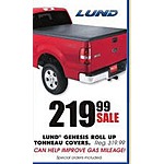 Lund Genesis Roll Up Tonneau Covers for $219.99