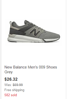 New Balance:  Up to 60% off, direct from brand | Valid through 2/18/2020