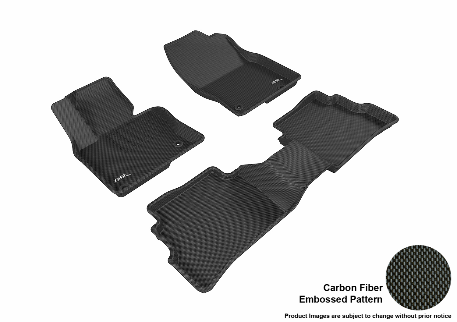 3d Maxpider3d Maxpider Custom Fit Car Rubber Floor Mats Front And