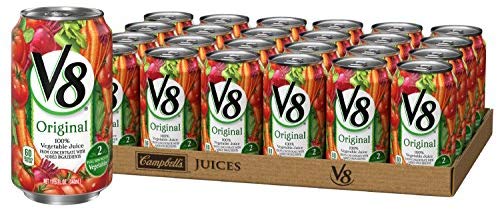 V8 Original 100% Vegetable Juice, 11.5 Fl Oz Can, Pack of 24 $10.96