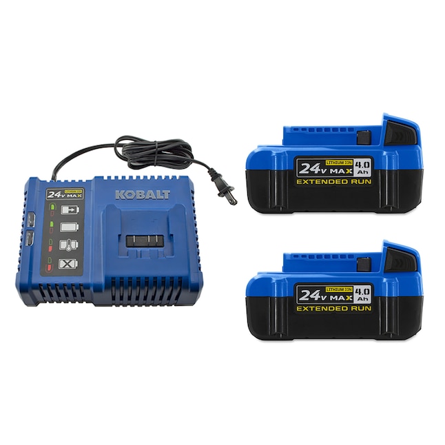 2 Pack Kobalt 24V Max Tool Battery Kit w Charger Choice of 24V