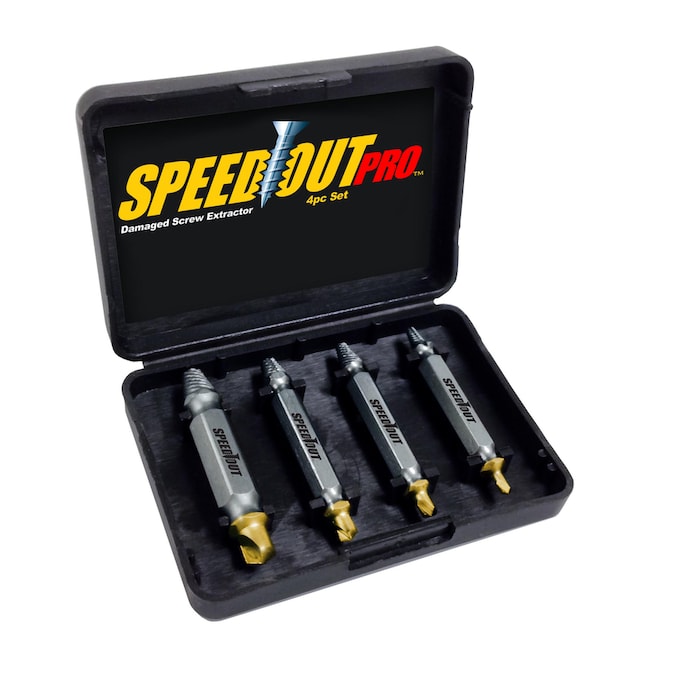 SpeedOut 8-1/8-in Double-Ended Screw Extractor for $12.98