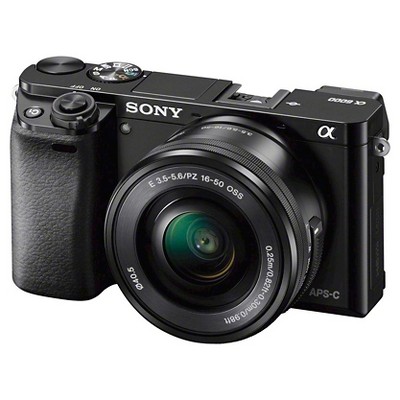 YMMV - Sony Mirrorless Camera a6000 w/ 16-50mm macro Lens- Black with 20% Target code $341
