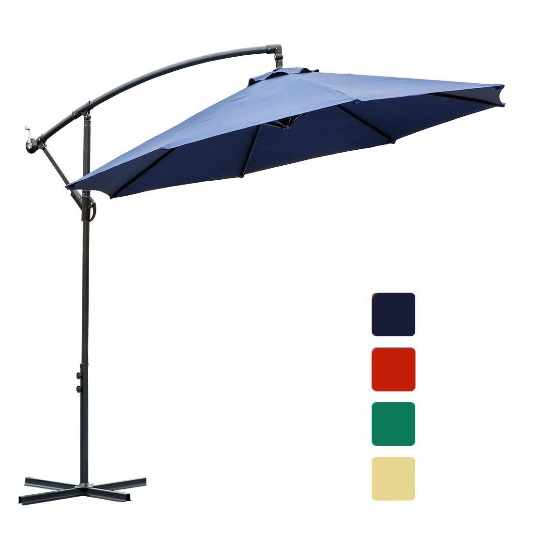 Farland 10 Ft Offset Cantilever Patio Umbrella Outdoor Market