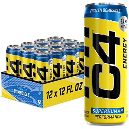 C4 Energy Drink 12oz (Pack of 12) - Frozen Bombsicle w/ 25% off coupon +  S&S $11.66