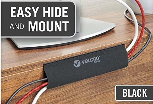 VELCRO Brand Mountable Cable Sleeve | Cord Management Mounts on Walls, Desk or Entertainment Center | Removable Adhesive is Damage Free | $10.93 and $1 coupon net $9.93