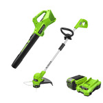 Greenworks 40V 12" String Trimmer & Leaf Blower Kit w/ 2.0 Ah Battery & Charger $56.95 + Free S&amp;H on $100+