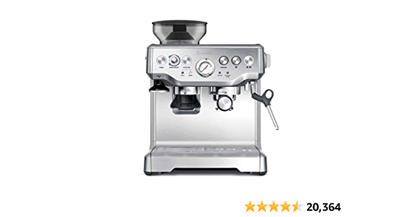 Breville Barista Express Espresso Machine, Brushed Stainless Steel, BES870XL - $599.99