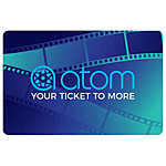 Atom Tickets $100 eGift Card $74.99