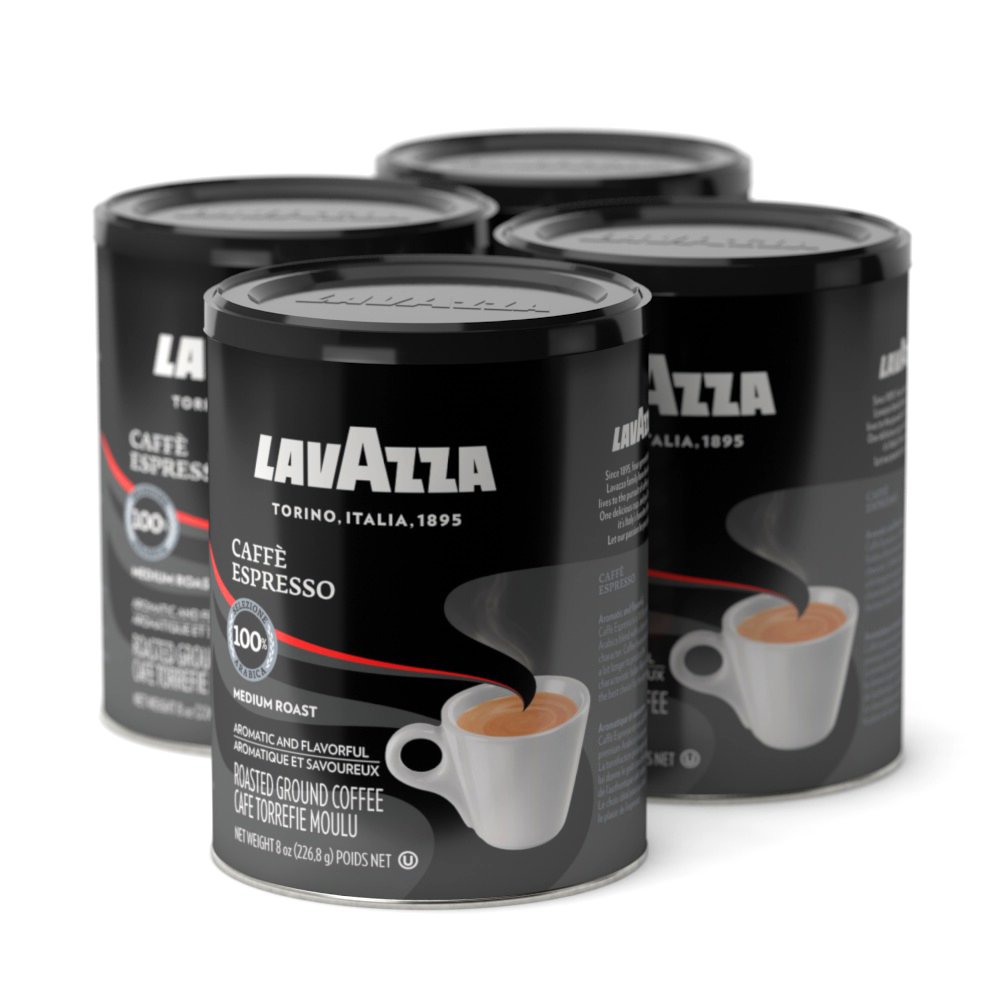 Lavazza Caffe Espresso Ground Coffee, 8-Ounce, Pack of 4   $15.55 shipped w/ S&S
