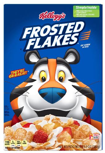 Frosted Flakes 13.5 oz  3 varieties - $1.50 each AC and 2 for $3