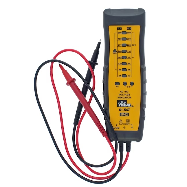 **YMMV** IDEAL Auto Indicating 600-Volt LED Ac/Dc Voltage Tester $7.47