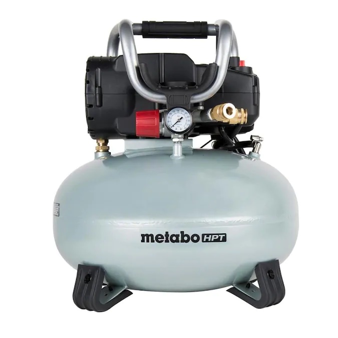 YMMV (of course) Metabo HPT (was Hitachi Power Tools) 6-Gallon Single Stage Portable Corded Electric Pancake Air Compressor $71.6