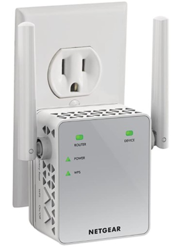 NETGEAR Wi-Fi Range Extender EX3700 - Coverage Up to 1000 Sq Ft and 15 Devices with AC750 Dual Band Wireless Signal Booster $29.69