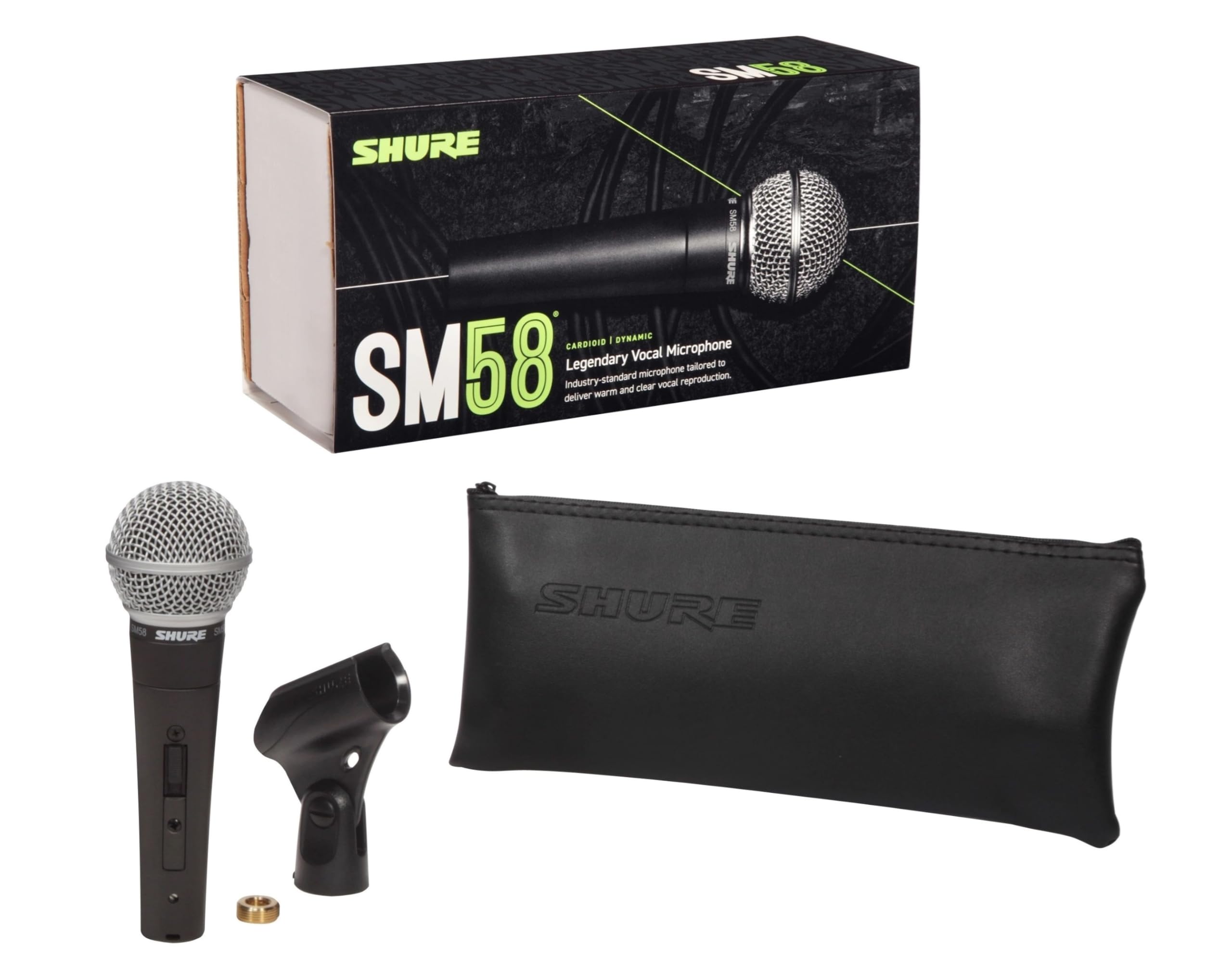 Shure SM58S Cardioid Dynamic Vocal Microphone with On/Off Switch $89.77