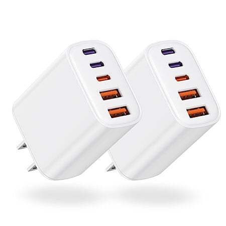 alternate vendor:  2-Pack 5-Port USB-C & USB-A 40W Wall Charger Blocks Power Adapters $10 at Amazon
