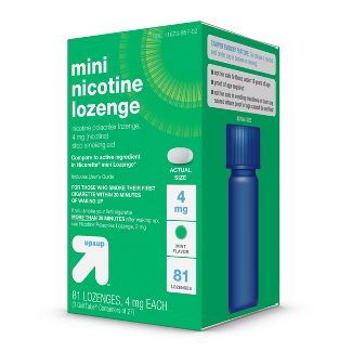 Nicotine mini lozenges - 81 ct - in-store pickup with price-match $18.99