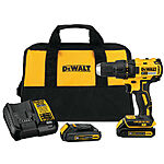 Dewalt 20V MAX Brushless Lithium-Ion 1/2 in. Cordless Drill Driver Kit with 2 Batteries $94.99 at CPO Commerce via eBay
