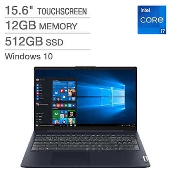 Lenovo IdeaPad 5 15.6" Touchscreen Laptop - 11th Gen Intel Core i7-1165G7 - 1080p - $649.99