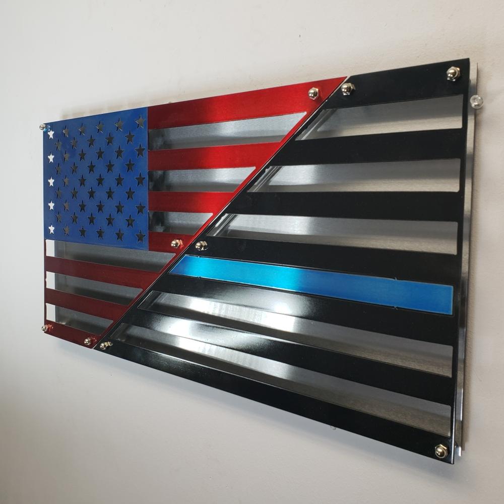 Metal USA Flags - Biometric Locking Cabinets - 22% off
