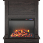 Amazon.com: Ameriwood Home Ellsworth Fireplace Mantel, Espresso : Home &amp; Kitchen $124.18