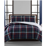 Holiday Plaid 2-Pc. Reversible Twin Comforter Set, Created for Macy's $24.99