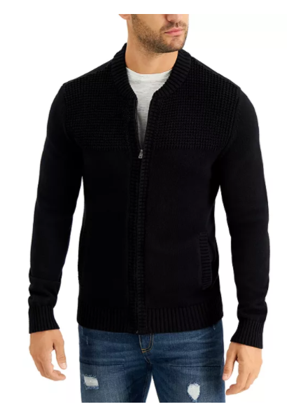 Men's Decker Full-Zip Sweater, Created for Macy's $19.99