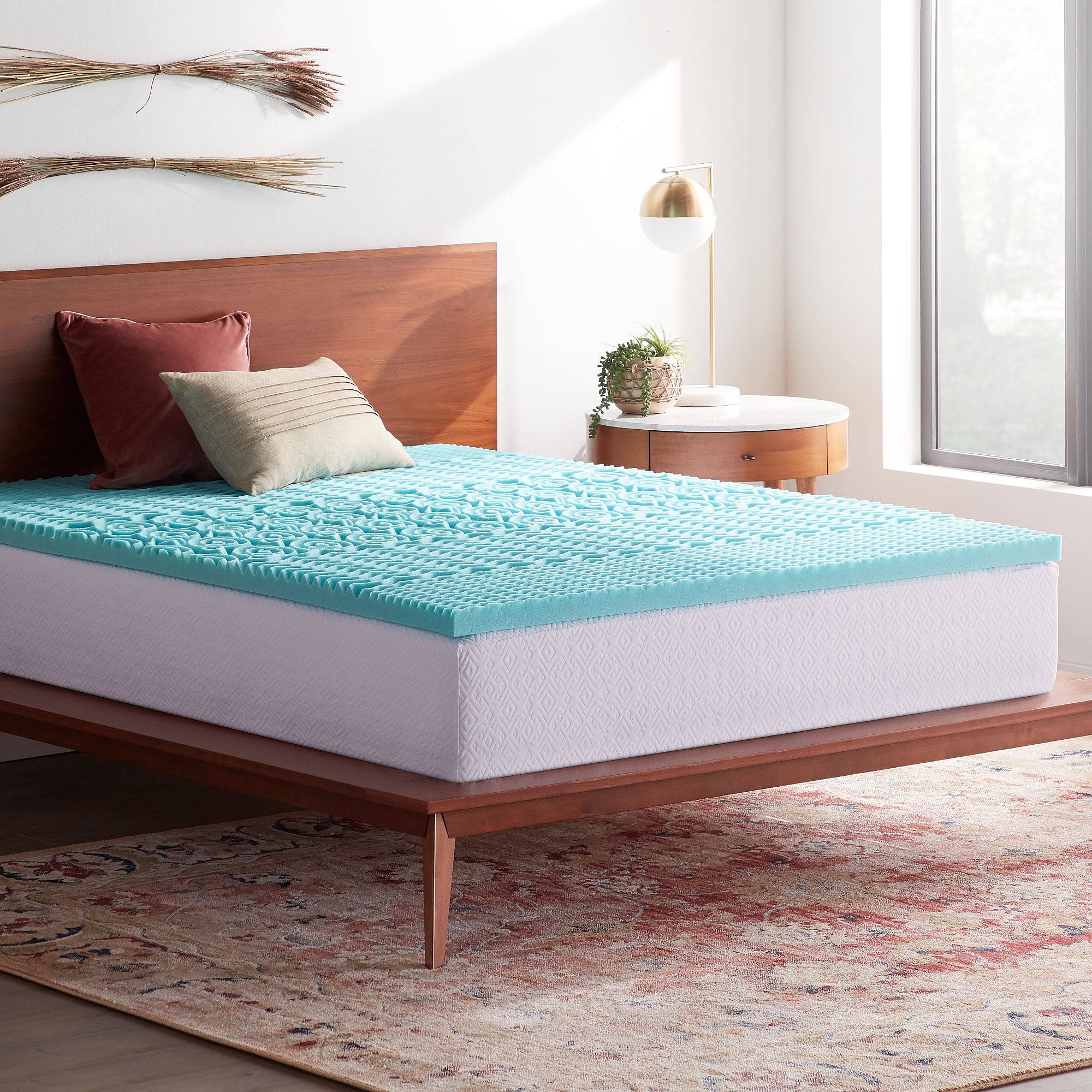 Rest Haven 2 5 Zone Gel Memory Foam Mattress Topper 19 99 Twin