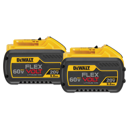 2 Pack Dewalt 20v 60v Max Flexvolt 9ah Lithium Ion Batteries