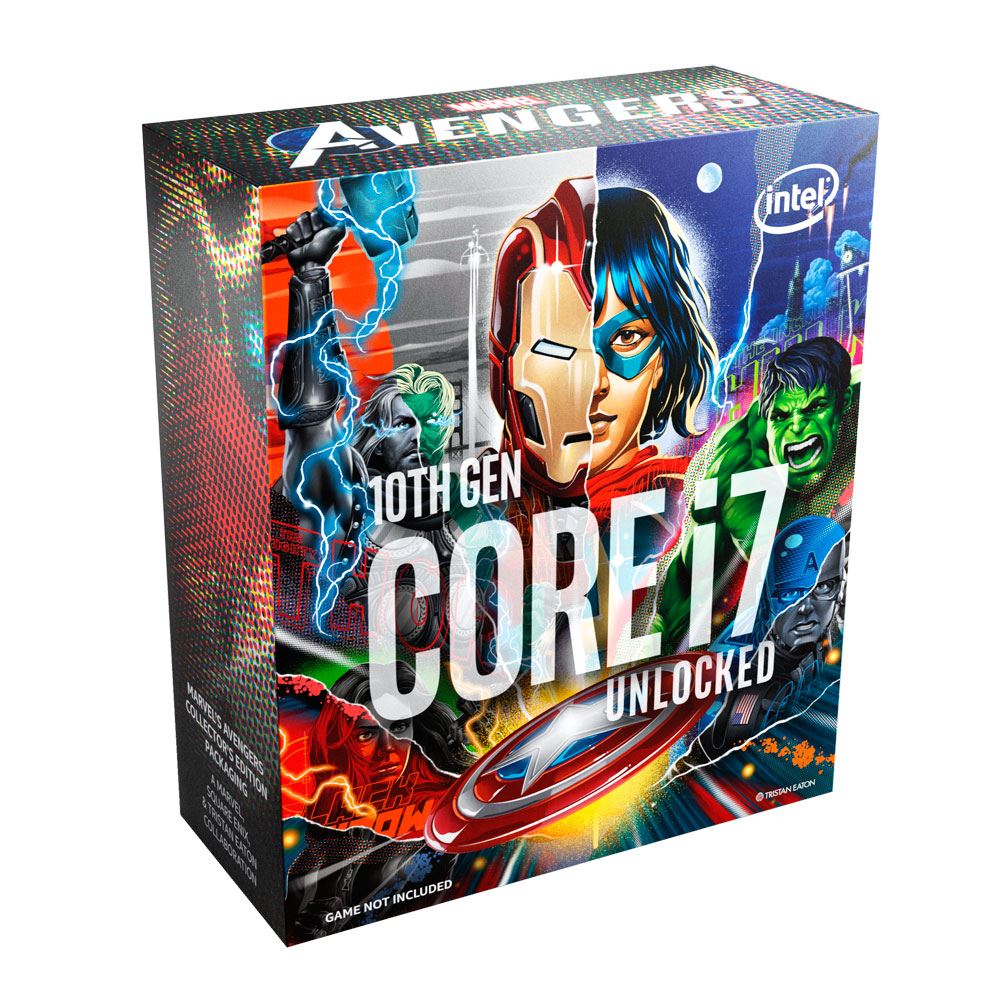 intel Core i7-10700K Comet Lake 3.8GHz Eight-Core LGA 1200 Boxed Processor (Marvel Avengers Special Edition) $349.99 YMMV + Game Included YMMV