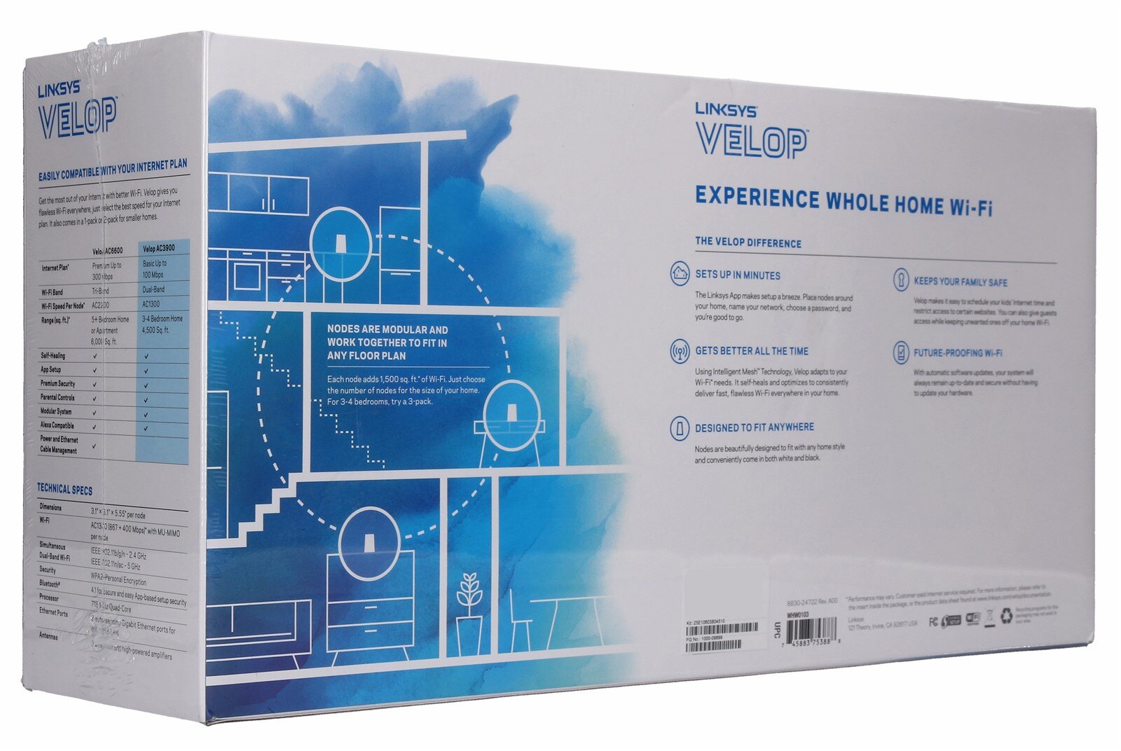 Linksys Velop Intelligent Mesh WiFi System (Your Choice: Model) $54.99 - $239.99