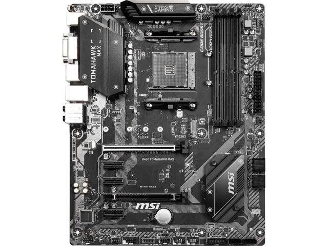 Msi B450 Tomahawk Max Am4 Amd B450 Sata 6gb S Atx Amd Motherboard 115